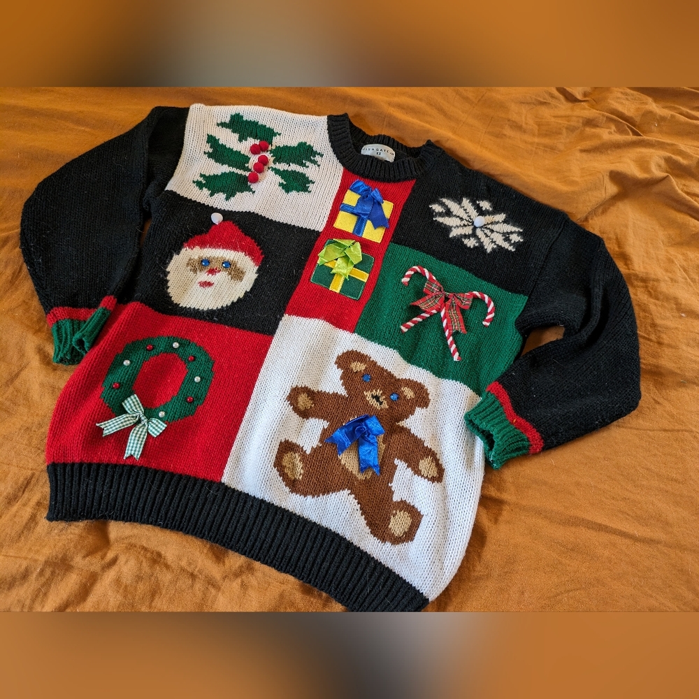 Rare Vintage Plus Size Ugly Christmas Sweater